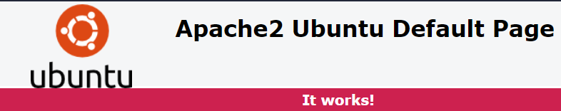 Страница Apache